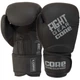 Перчатки боксерские на липучке Core Fight Gear 5259 размер 12 унций Black-Grey - изображение 1