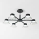 Світильник стельовий LUMINARIA ADEL 6xGX53 BLACK - изображение 1