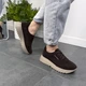 Женские кроссовки ITstyle замшевые Коричневые 38 (506455) - изображение 10