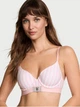 Комплект женского белья Victoria’s Secret Pretty Blossom Pink Stripe (лиф 36C + трусики Hipster M) - изображение 2