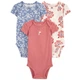 Комплект боди Carter's 3в1 для девочки 55-61 см (1R320510_3M) - изображение 1