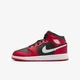 Кроссовки детские Jordan Air Jordan 1 Mid Black / Rust Pink (Gs) 38 Чорний / Рожевий DQ8423-100 - изображение 2