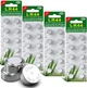 Батарейки LR44 (AG13 / 357) 1.5V Alkaline, Набор 40 шт, GutAlkaLi - изображение 1