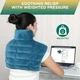 Утяжеленная электрогрелка для шеи и плеч Comfytemp (1 кг), 9 режимов, Таймер - изображение 2