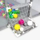 Манеж детский игровой 180×120 см Серый с баскетбольным кольцом воротами сухой бассейн - изображение 3