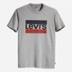 Футболка бавовняна довга чоловіча Levi`s Sportswear Logo Graphic 39636-0002 M Сіра (5400537536006) - зображення 4