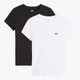 Zestaw koszulek damskich 2 szt Levi`s 2Pack Essential Ss Tee 004AO-0000 L Biały/Czarny (5401187423791) - obraz 1