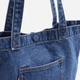 Сумка шопер жіноча джинсова Levi`s Back Pocket Tote Elevation 005FV-0000 Синя (5401030717589/5401187676845) - зображення 4