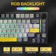 Механічна бездротова (Bluetooth + 2,4G) клавіатура з HOT SWAP Attack SHARK X820Ultra, 80 key, RGB, Gift Switch, Win/Mac OS, УКР/АНГЛ, Star Black/Чорний (X820ULTRASB) - изображение 9