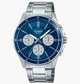 Мужские часы Casio MTP-1374D-2A3 синие 50 м - изображение 1