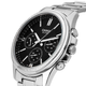 Casio MTP-1375D-1A мужские кварцевые часы стальной браслет черный циферблат - изображение 2
