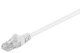 Патч-корд Goobay RJ45 UTP5e 0.5m patch AWG28 D=4.5mm Gold Protect білий(75.06.8500) - зображення 1