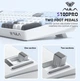 Клавиатура игровая механическая Aula S-100 PRO Wireless White-Black ENG/UKR Red Switch Hot-Swap USB, 2.4G, Bluetooth - изображение 7