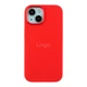 Протиударний Чохол Silicone Case Metal Buttons (AA) для iPhone 15 Red - зображення 1