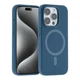 Чохол Glow Silicone Case with Magsafe для iPhone 15 Pro Max Dark blue - изображение 3