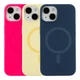 Чохол Glow Silicone Case with Magsafe для iPhone 14 Hot pink - изображение 2