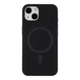 Чехол накладка Glow Silicone Case with Magsafe для Apple iPhone 13 панель-накладка для телефона магнитная зарядка Black - изображение 1