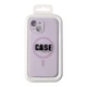 Чохол Premium Glow Silicone Case Full Camera with Magsafe для iPhone 13 Light purple - изображение 2