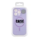 Чохол Premium Glow Silicone Case Full Camera with Magsafe для iPhone 14 Pro Light purple - изображение 2