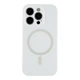 Чохол Premium Glow Silicone Case Full Camera with Magsafe для iPhone 14 Pro Max White - изображение 1