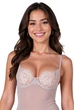 Прозрачное боди с микросетки с кружевом Passion ZOVEL BODY Светло-серый L - изображение 7