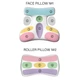 Комплект ортопедических подушек для сна на животе BEAUTY SET (2 шт.) от Beauty Balance, шелковая наволочка, цвет Лаванда - изображение 2