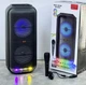 Портативная Bluetooth колонка ZQS-6227 акустическая система с микрофоном и RGB подсветкой Черный - изображение 2