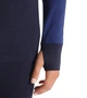 Термофутболка Icebreaker 260 Zone LS Half Zip Midnight-Navy S (1052-104 361 078 S) - изображение 4
