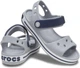 Кроксы сандалии детские Crocs Crocband Light Grey/Navy 23 - изображение 6