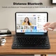 Клавиатурный чехол для iPad Pro 11 (M4) с держателем для Apple Pencil Bluetooth съемный QWERTY черный PU - изображение 9