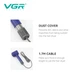 Фен професійний VGR V-445 BLUE, 3 рівні обдування, 4 рівні температури, 1600 Вт, 110000 RPM - зображення 4