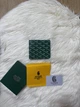 Гаманець Goyard зеленого кольору 11 × 9,7 см - зображення 2