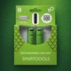Акумуляторні батарейки AA SMARTOOOLS Li-ion 1000mAh 1.2V Type-C (2 шт) - зображення 1