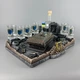 Комплект чарок із графином для напоїв "БМП-1" | Декоративний штоф для кабінету PA_1184_3 - зображення 2