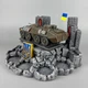 Сувенирный набор штофов с гербом Украины "БТР-70" (без посуды) | Подставка для рюмок и бутылки PA_1229 - изображение 3