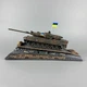Декоративная статуэтка с гербом Украины "Leopard 2A6 №2" из гипса ручная работа | Декор для рабочего кабинета PA_1333 - изображение 2