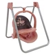 Krzesło dla lalek Swan huśtawka + fotelik samochodowy 3 w 1 1495125 Różowe (4894897000665) - obraz 2