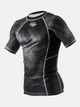 Рашгард Immortal Silver Force Rashguard Short Sleeve Black Rain S (401021-103-S) - изображение 3