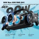 Портативная колонка блютуз W-KING D8 50W RMS пик 90W мощная акустическая система DSP чип bluetooth EQ AUX SD TF card плеер Power bank - изображение 2