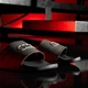 Мужские шлепанцы для пляжа Adidas Adilette Comfort Audi KI6084 43.5 (9UK) 27.5 см Utility Black (4068814422179) - изображение 8