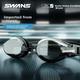 Очки для плавания Swans FOX2M-1 Unisex Anti-fog Черные - изображение 3