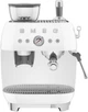 Рожковая кофеварка эспрессо SMEG EGF03WHEU - изображение 1