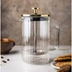 Скляна кавоварка та чайник заварник Klausberg Kb7761 French Press 1000 мл для 8 чашок кави чи чаю 1 літр френч прес - изображение 2