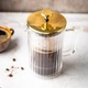 Скляна кавоварка та чайник заварник Klausberg Kb7761 French Press 1000 мл для 8 чашок кави чи чаю 1 літр френч прес - изображение 9