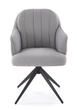Krzesło Halmar K570 popielate (5905248135642) - obraz 4