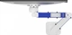 Настільне кріплення для монітора GamePro MAG701WBL з газліфтом 24-57" 2~30kg White & Blue - зображення 5