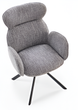 Krzesło Halmar K571 popielate (5905248135673) - obraz 3