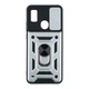 Чехол накладка Guard Shield Armor с кольцом для ZTE Blade A51 Silver - изображение 1