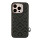 Протиударний Чохол Kajsa Briquette Collection Rhombus with MagSafe для iPhone 16 Pro Black - зображення 1