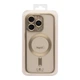 Чохол TPU Metallic Chrome Full Camera with Magsafe для iPhone 16 Pro Max Chrome Gold - зображення 3